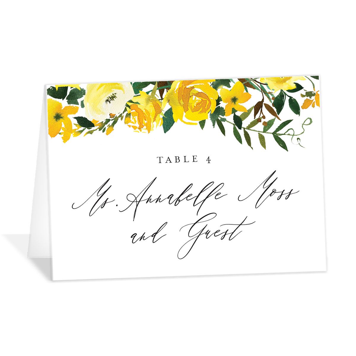 Brilliant Blooms Place Cards