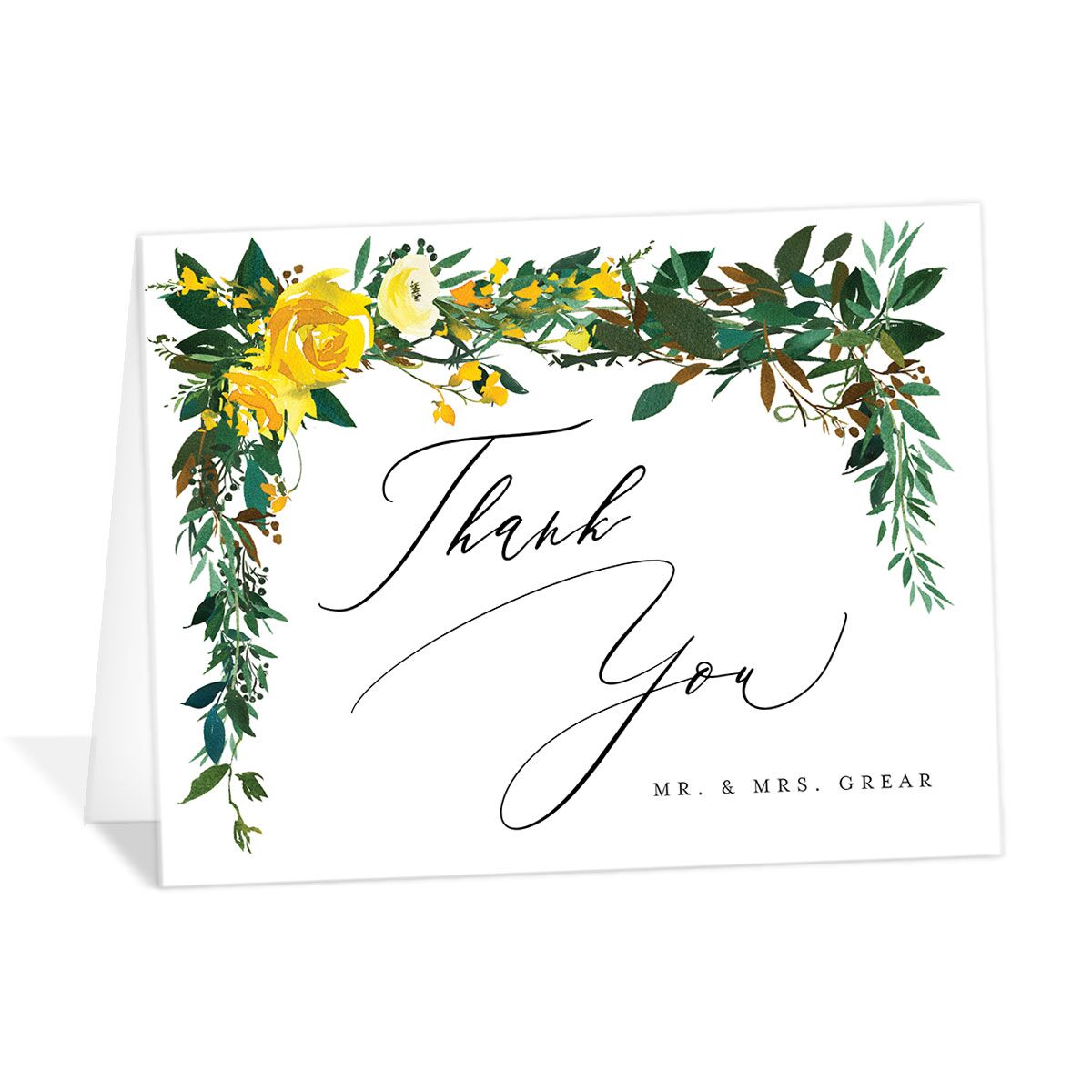 Brilliant Blooms Thank You Cards