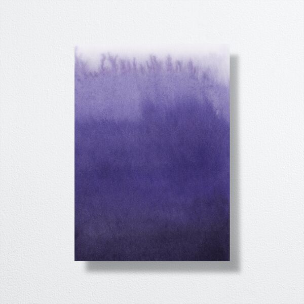 Painted Ethereal Wedding Invitations Jewel Purple Signature No