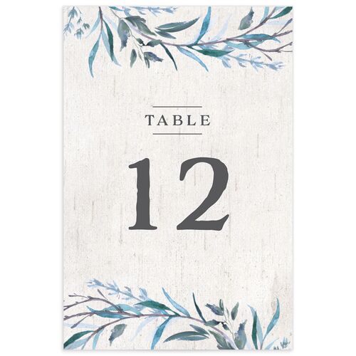 Natural Laurel Table Numbers