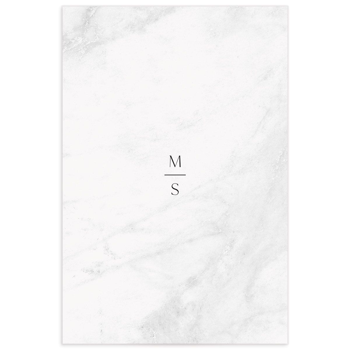 Minimal Marble Table Numbers back