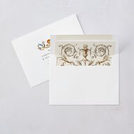 Medieval Renaissance Save the Date Cards Canary Signature smooth Blank Standard No