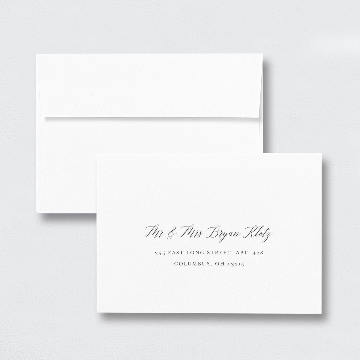 Floral Hoop Wedding Response Card Standard Envelopes White Burgundy Return Address Signature Standard