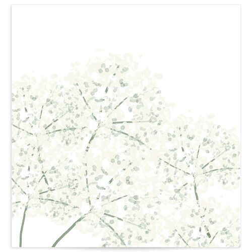 Elegant Greenery Standard Envelope Liners - 