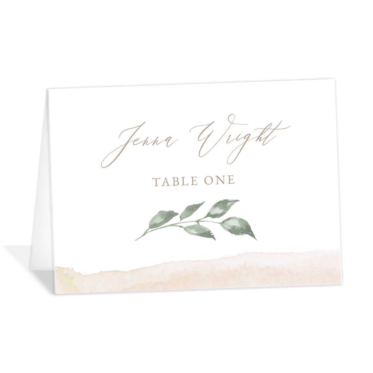 Dusted Calligraphy Place Cards