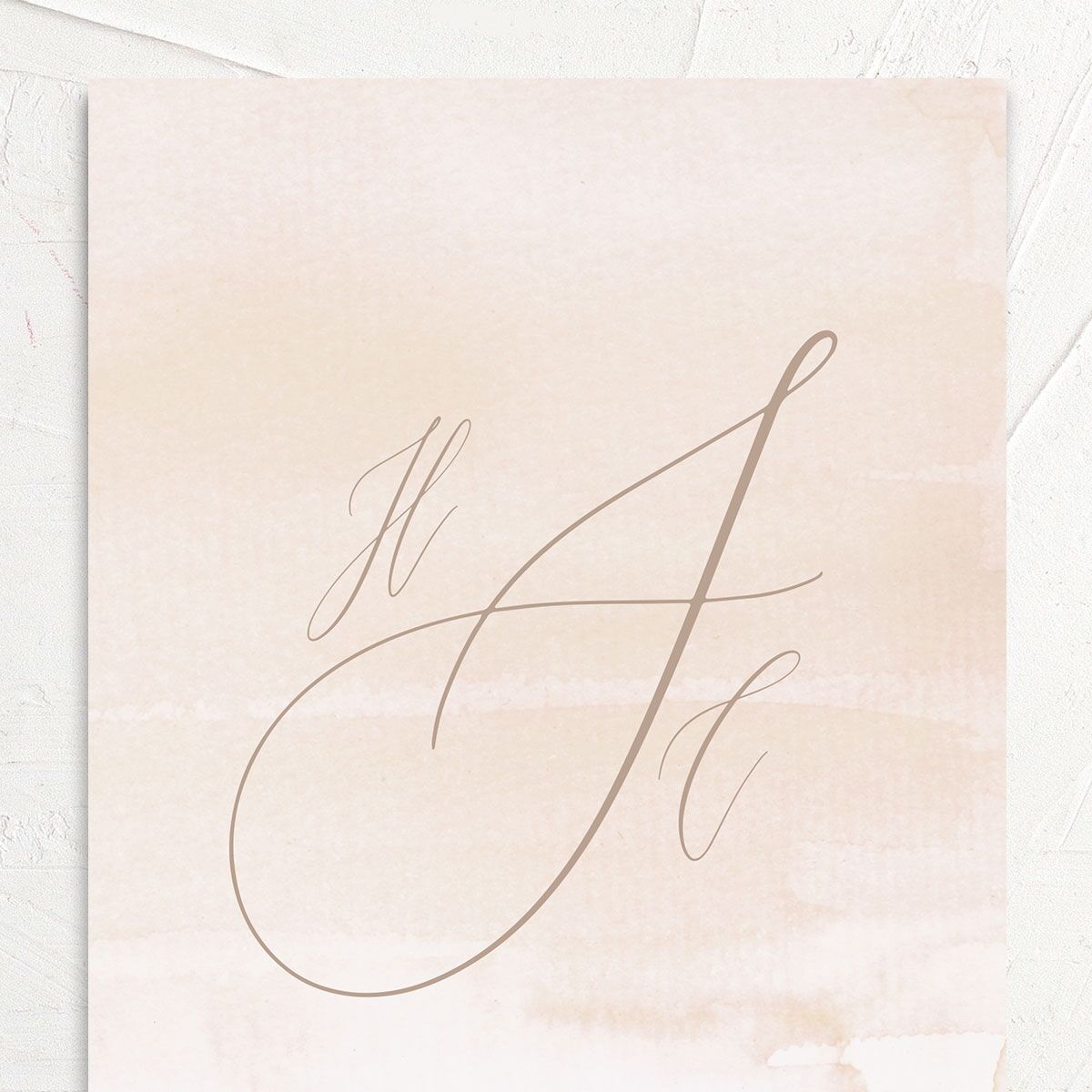 Watercolor Floral Wedding Invitations Rose Pink Signature No