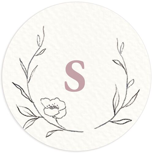 Minimalist Branches Wedding Stickers - 