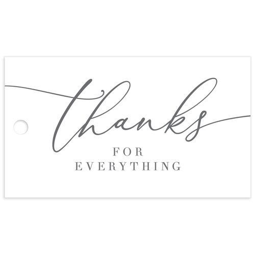 Elegant Calligraphy Favor Gift Tags - 