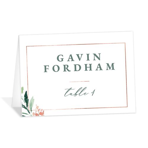 Gilded Botanical Place Cards - 