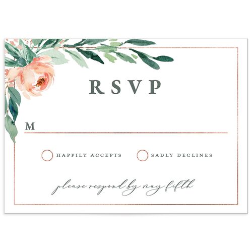 Geometric Floral Response Cards - 