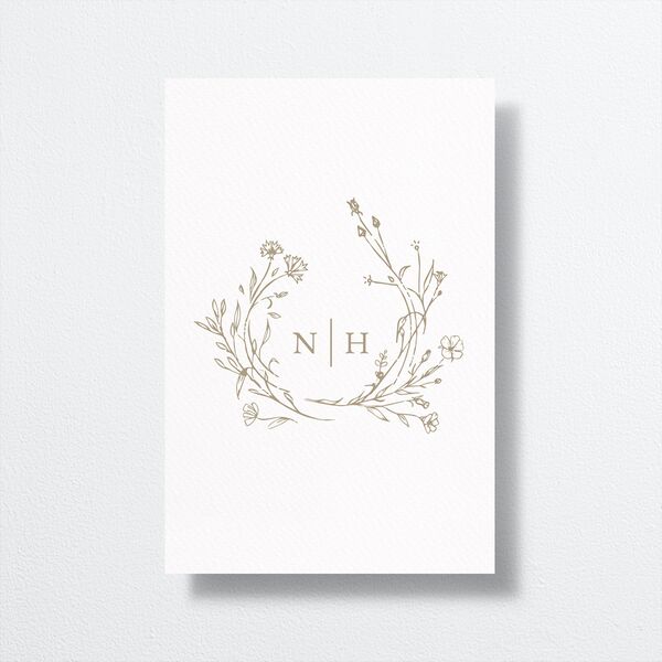 Natural Monogram Table Numbers Fawn Signature