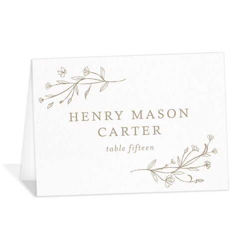 Illustrated Floral Place Cards - 