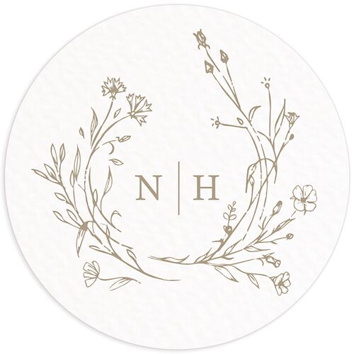 Illustrated Floral Wedding Stickers - 