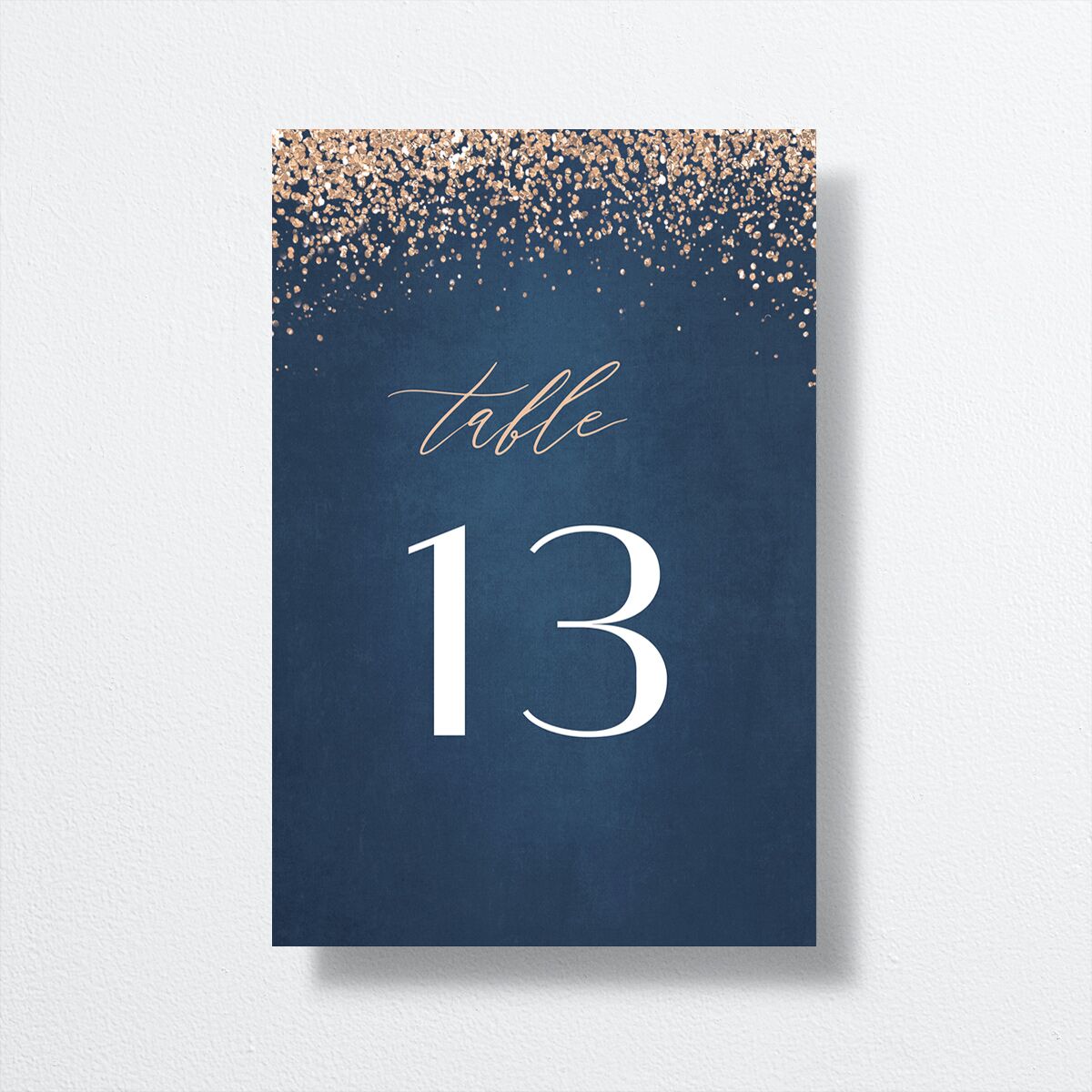 Sparkling Romance Table Numbers back