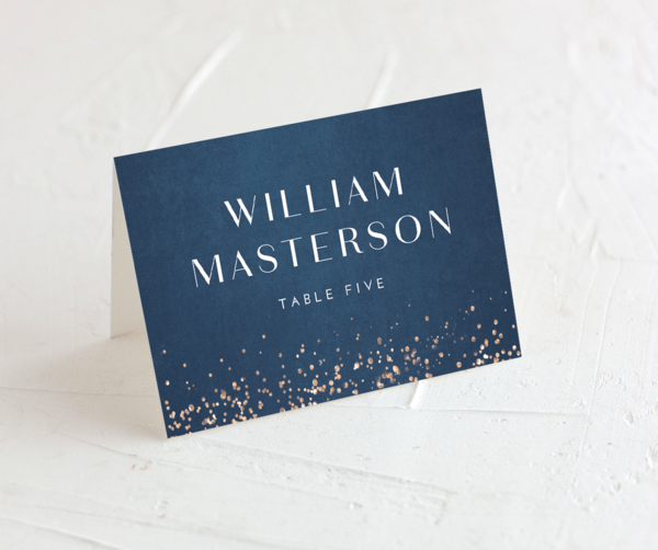 Elegant Glamour Place Cards front