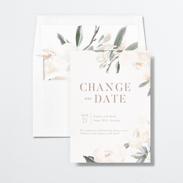 Elegant Garden Change the Date Cards Thyme Signature