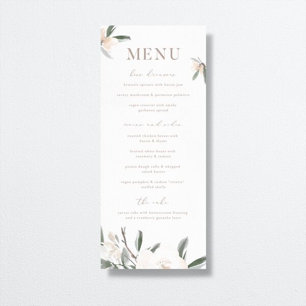 Elegant Garden Menus Thyme Signature