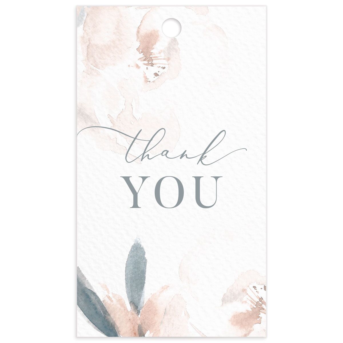 Floral Elegance Favor Gift Tags front