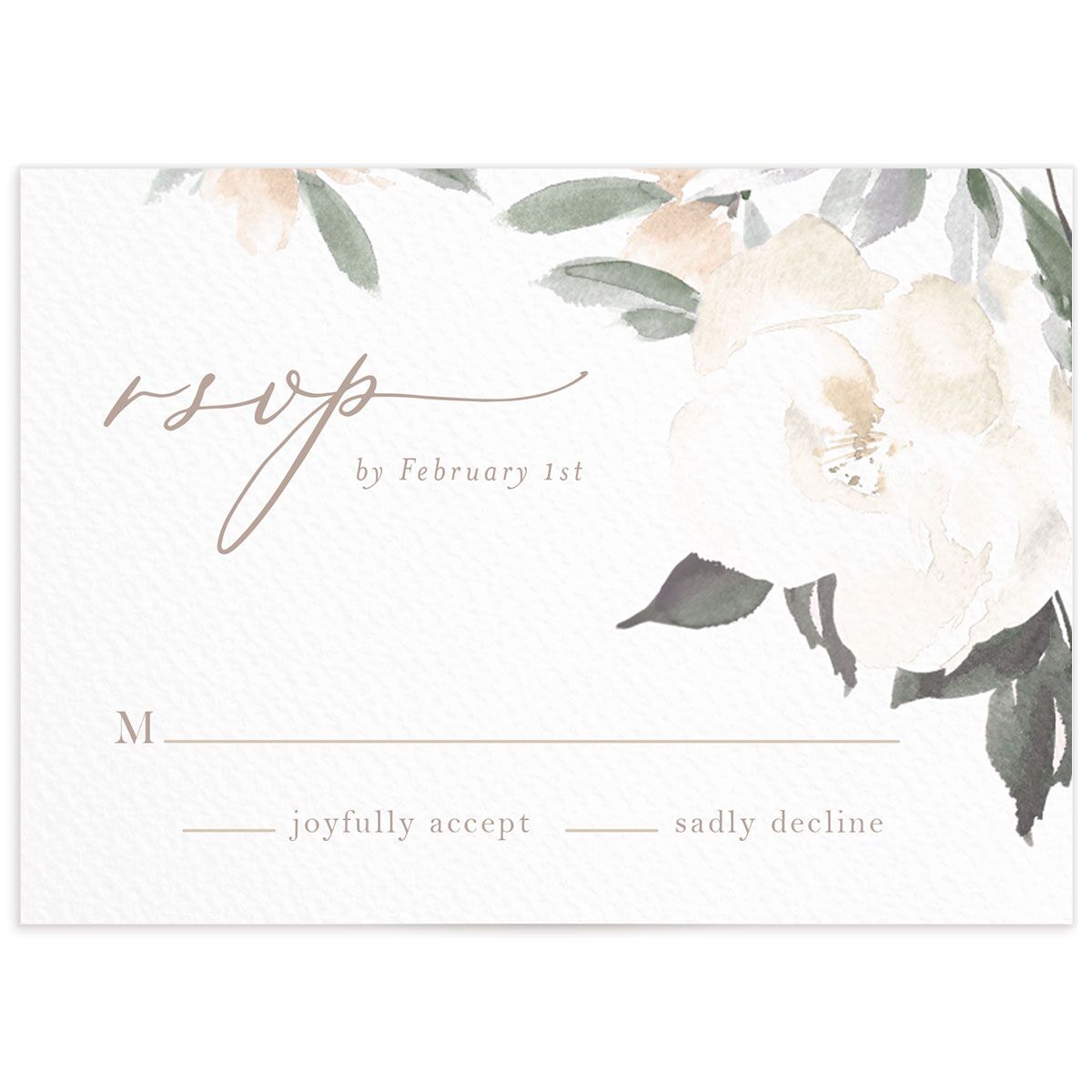 Floral Elegance Response Cards