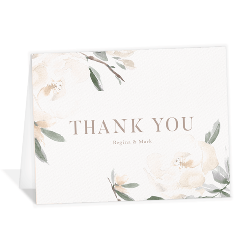 Floral Elegance Thank You Cards - 