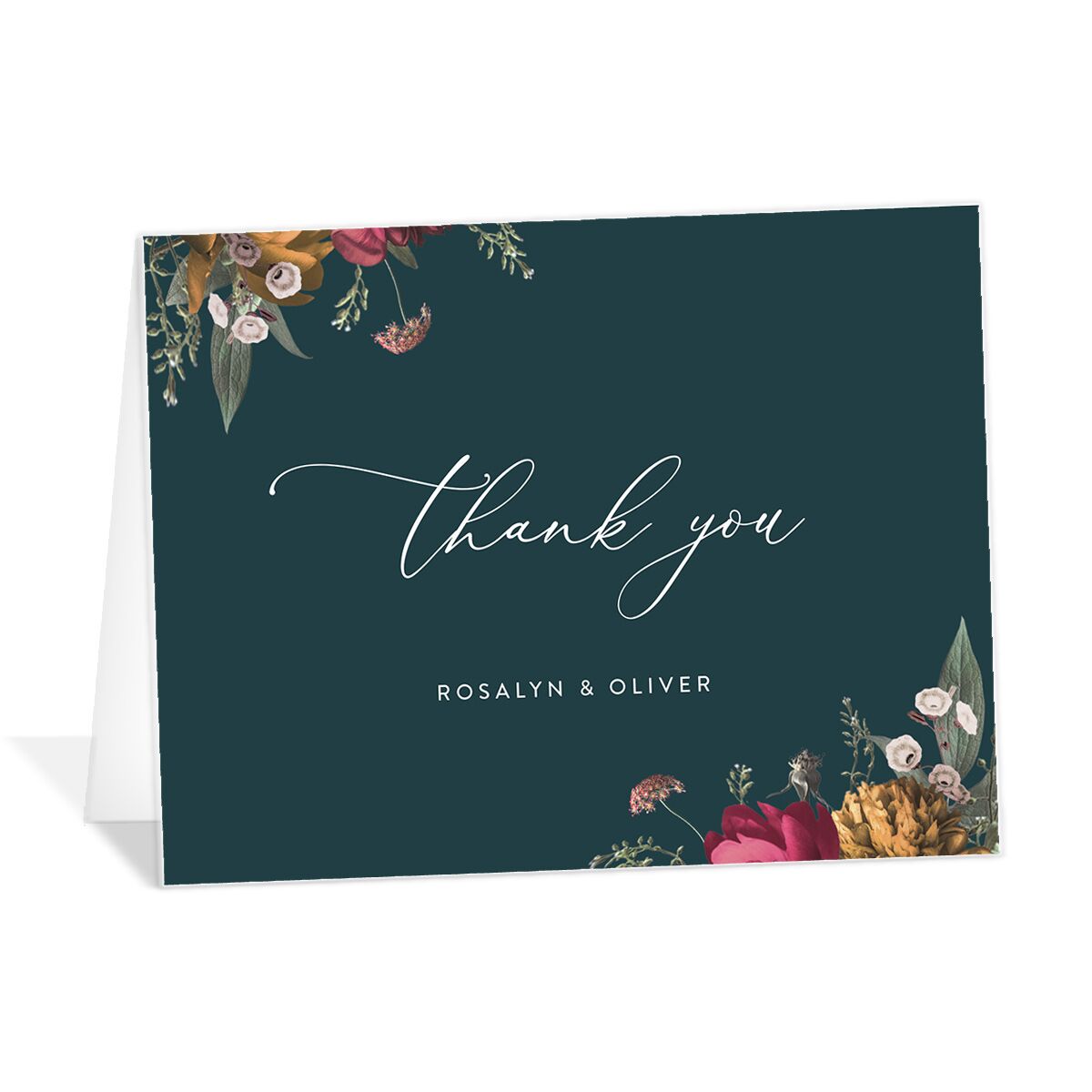 Blooming Botanical Thank You Cards