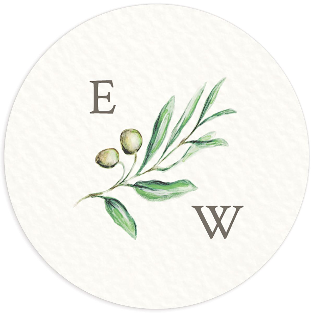 Painted Winery Wedding Stickers