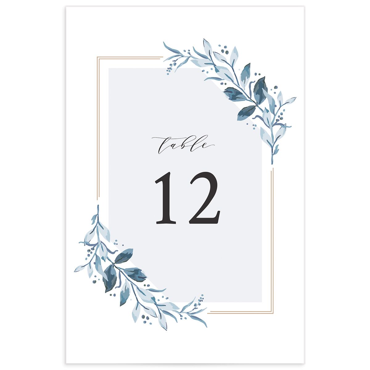 Classic Greenery Table Numbers