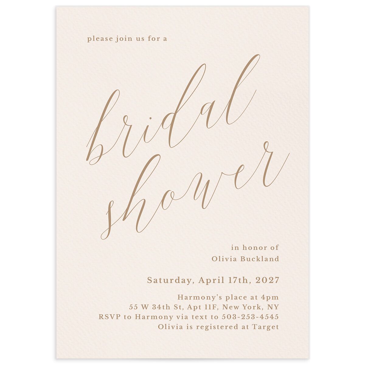 At Last Bridal Shower Invitations