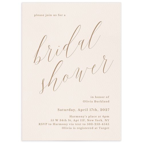 At Last Bridal Shower Invitations - 