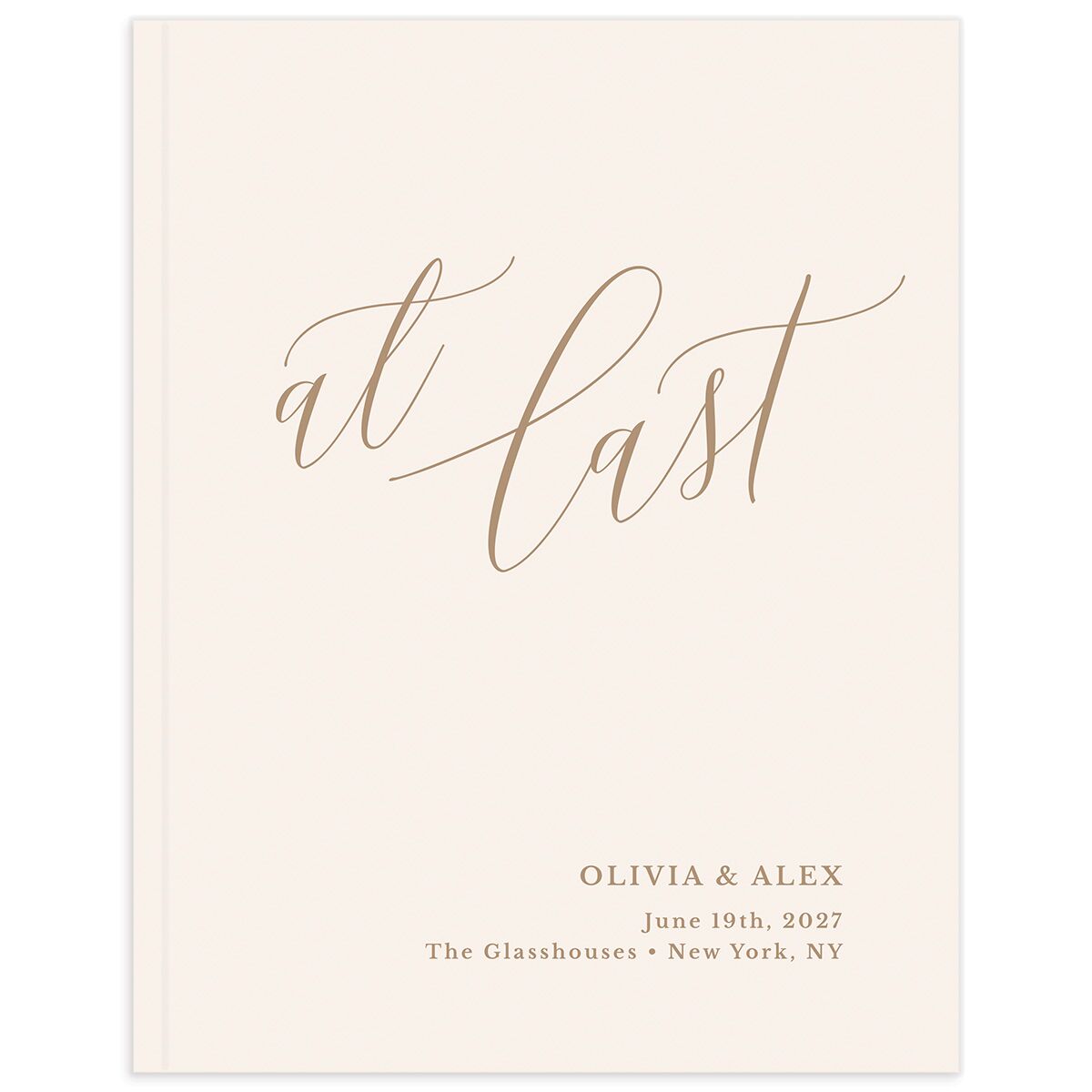 At Last Wedding Guest Book