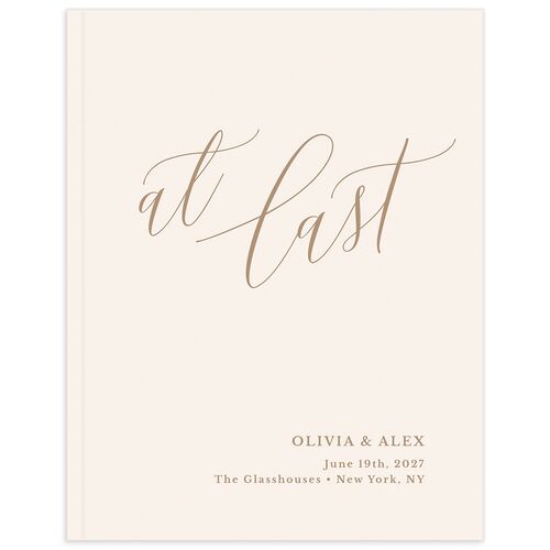 At Last Wedding Guest Book - 
