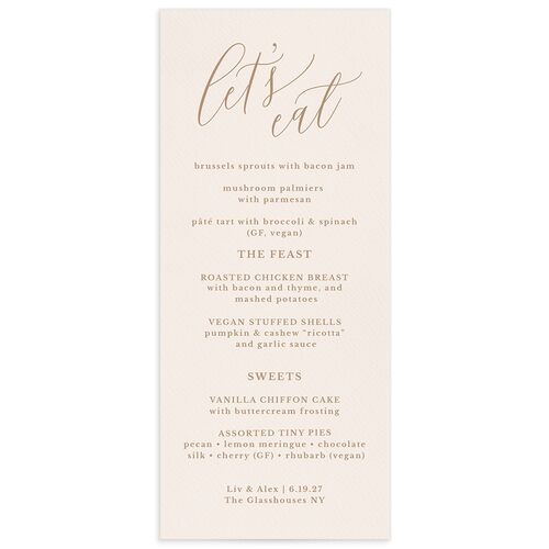 At Last Menus - 