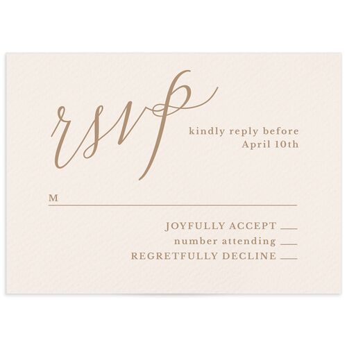 At Last Wedding Response Cards - 