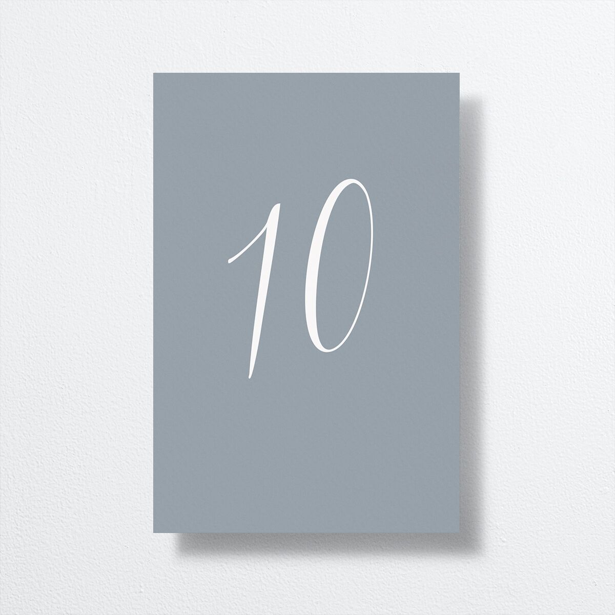 At Last Table Numbers Dusty Blue Signature