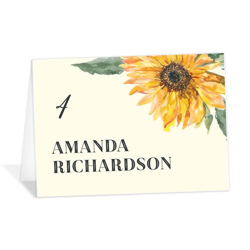 Sunflower Place Cards
