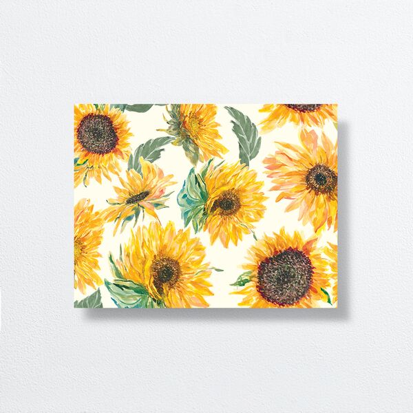 Sunflower Save the Date Petite Cards back in Yellow