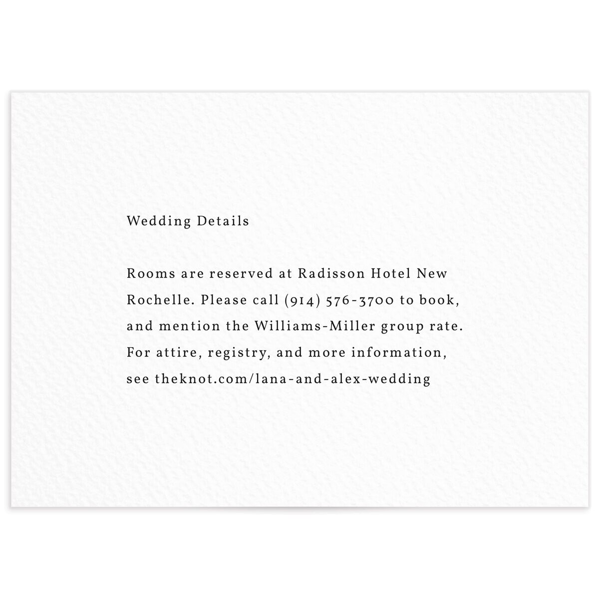 Natural Palette Wedding Enclosure Cards