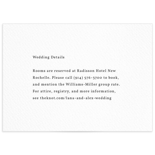 Natural Palette Wedding Enclosure Cards - 
