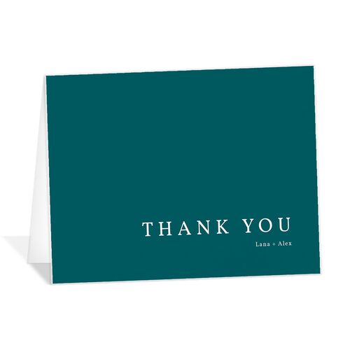 Natural Palette Thank You Cards Deep Lake