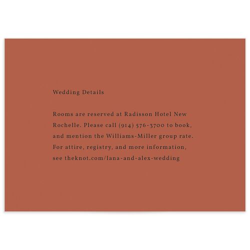 Modern Chic Wedding Enclosure Cards - 