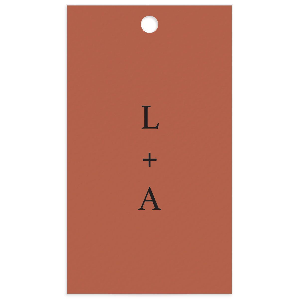 Modern Chic Favor Gift Tags front in Pink