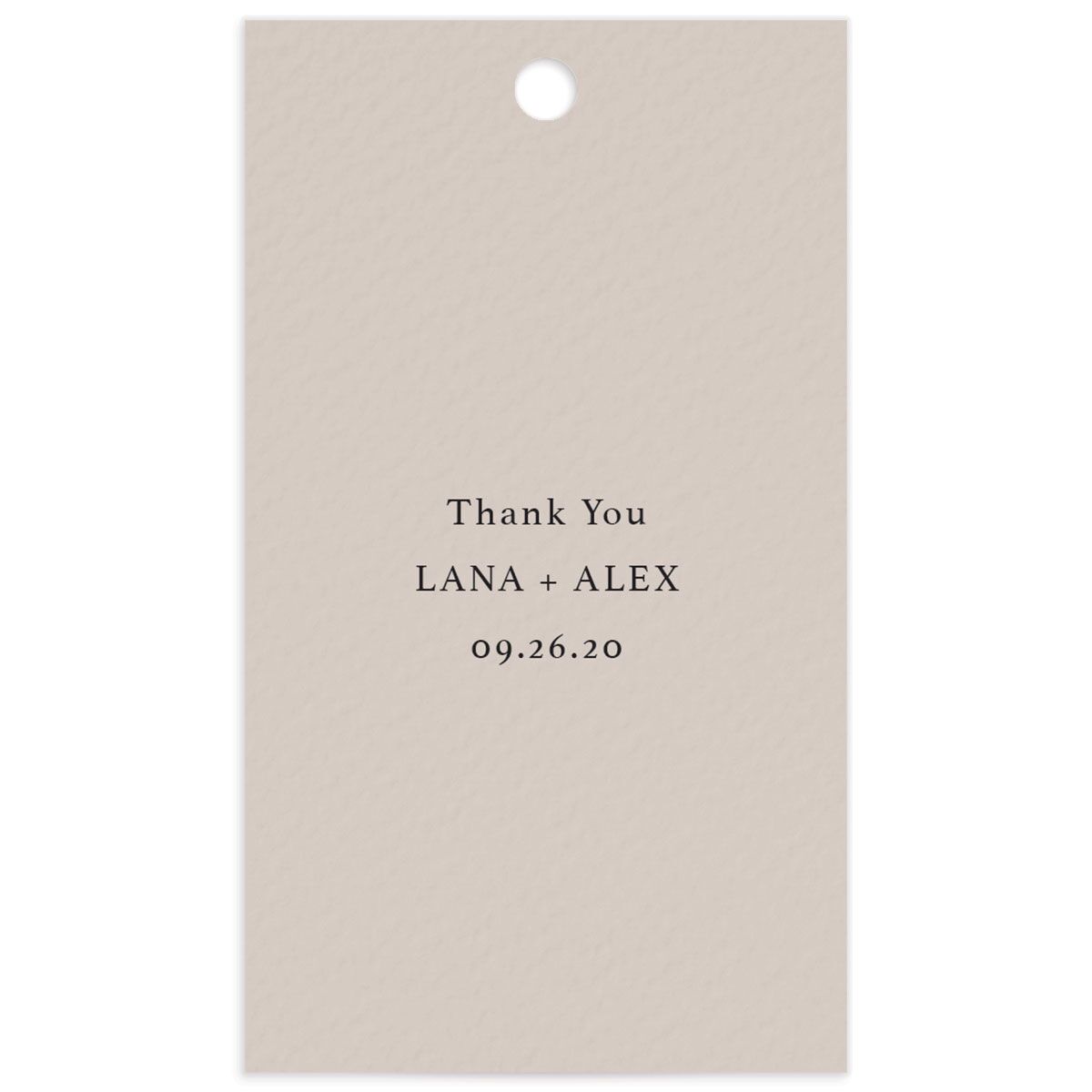 Modern Chic Favor Gift Tags Rose Pink Signature