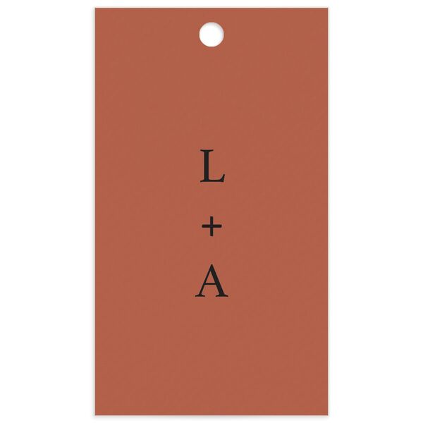 Modern Chic Favor Gift Tags Rose Pink Signature