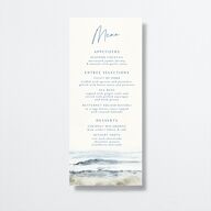Coastal Love Menus Cruise Signature