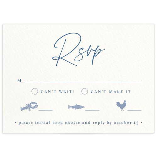 Coastal Love Wedding Response Cards