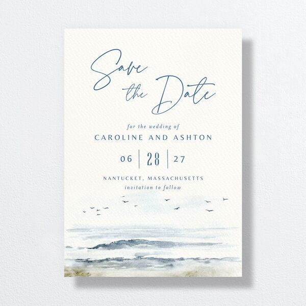Coastal Love Save The Date Cards Cruise Signature smooth No Standard