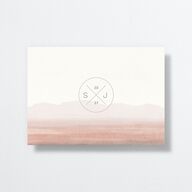 Painted Desert Save The Date Cards Dusty Rose Signature smooth No