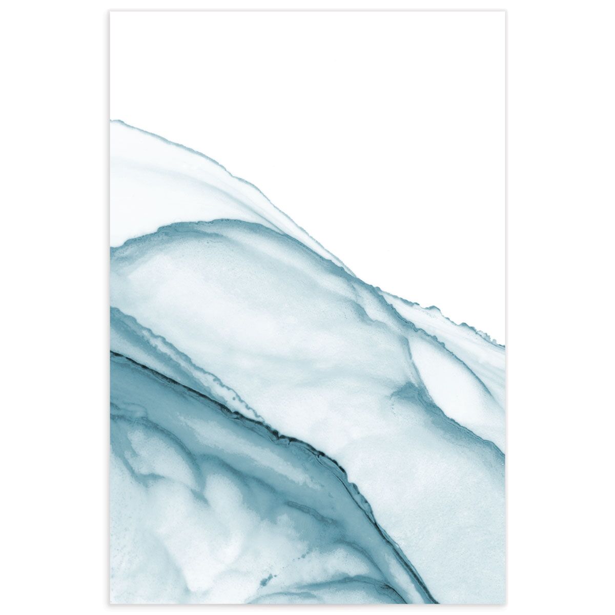Modern Wave Table Numbers Pool Signature