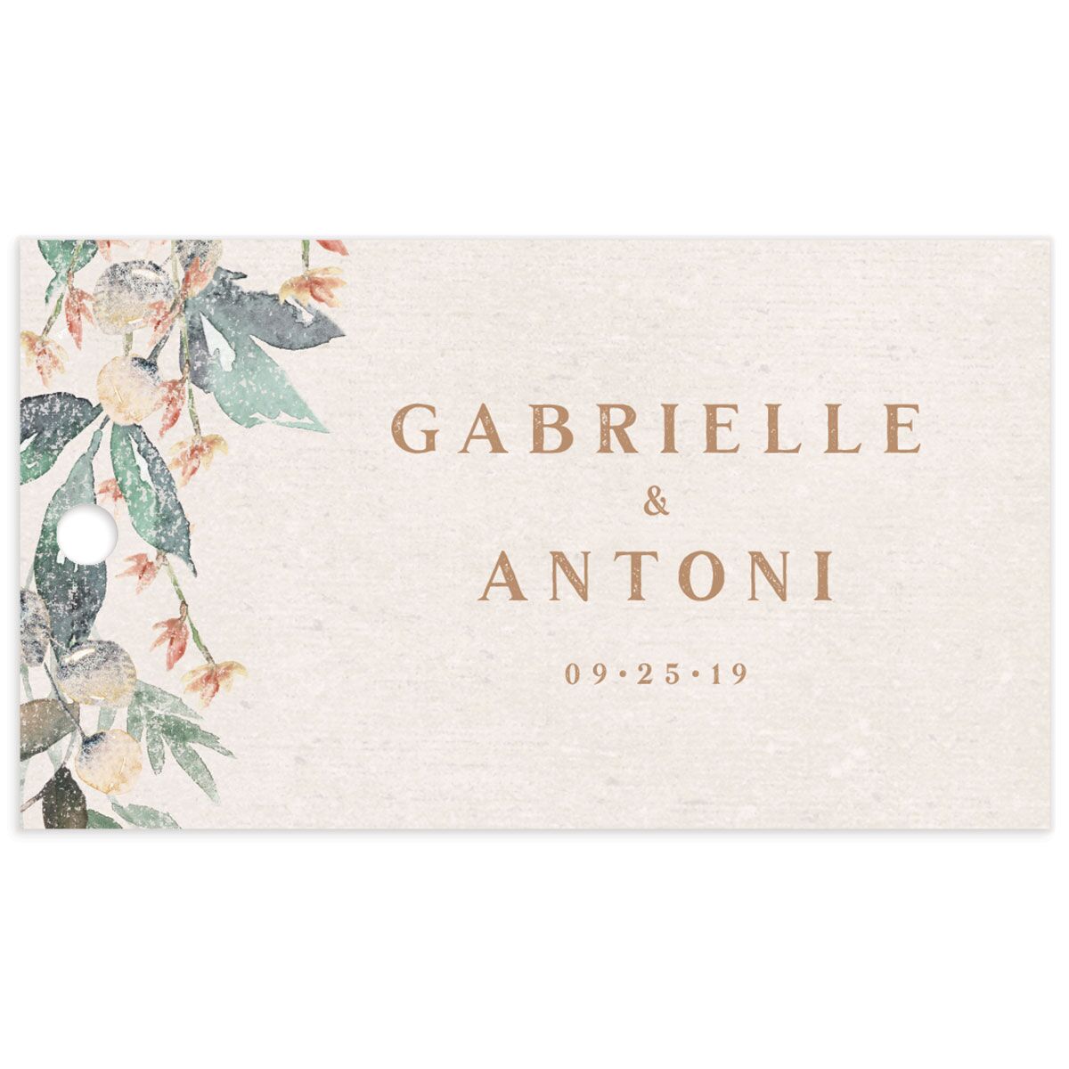Vintage Vineyard Favor Gift Tags