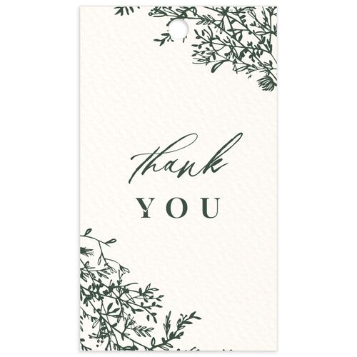 Botanical Branches Favor Gift Tags - 
